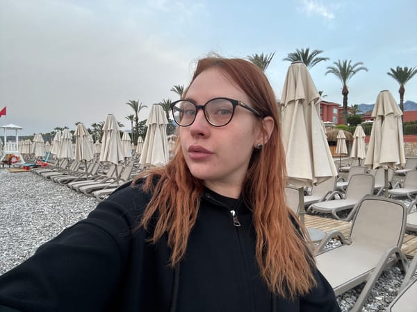 Woman documents quiet pre-dawn moments at Kemer beach resort