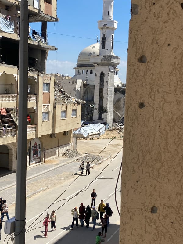 Daily life continues amid destruction in Khan Yunis