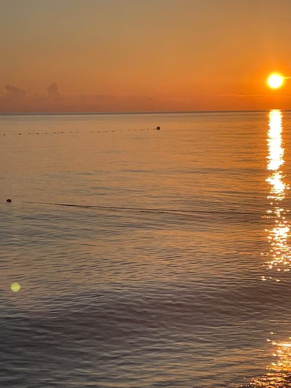 Coastal resort evening captured in 18 sunset memories