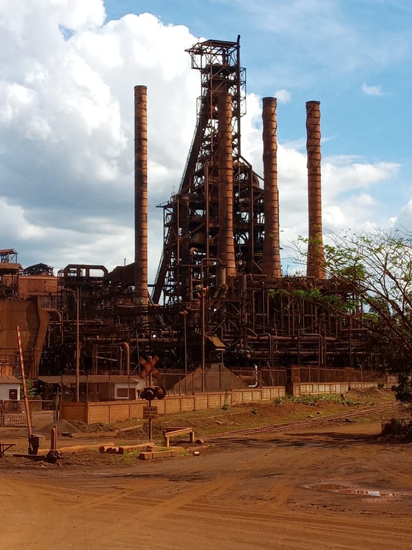 Industrial facilities documented in Guayana City, Venezuela