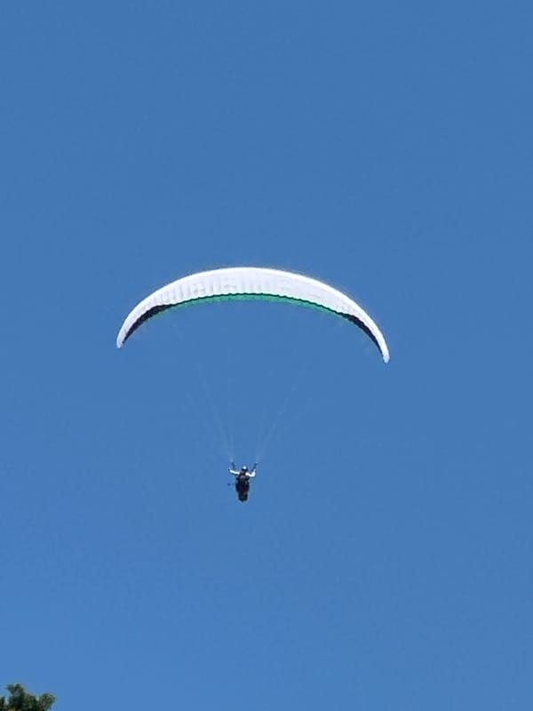 Parasailing and beach scenes along Montenegro's Adriatic coast
