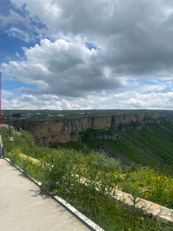 Morning visit to Khunzakh canyon viewpoint, Dagestan