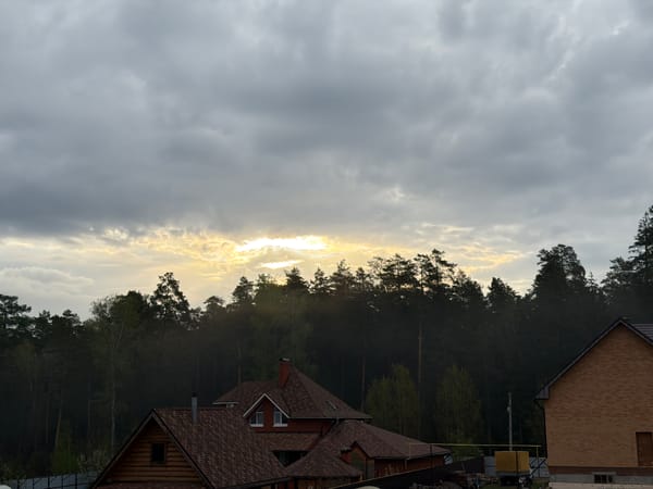 Early morning domestic moments captured in Chaikovsky, Russia