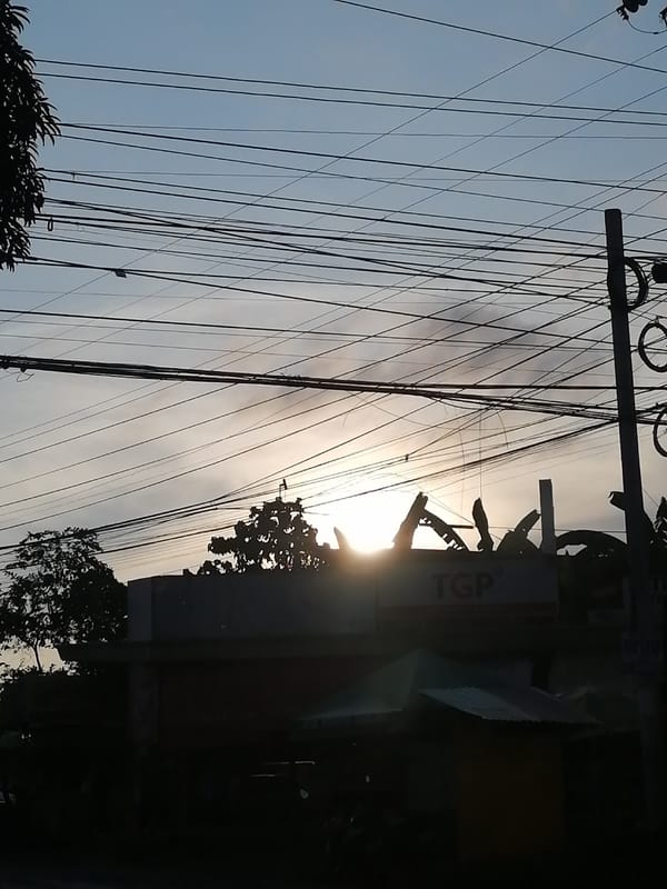 Sunrise or sunset scene documented in Davao City