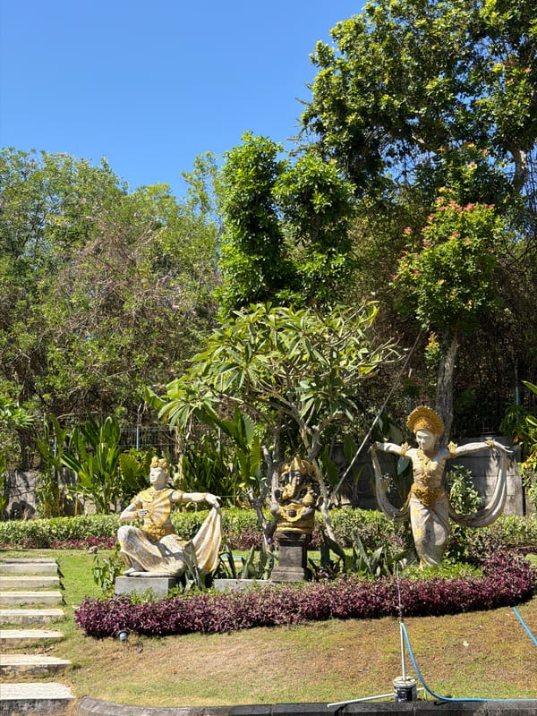 Traditional and modern Bali side by side in Kuta Selatan