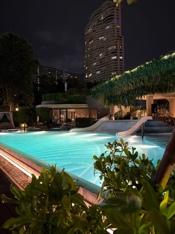 Pool bar lounge documented in Pattaya with Mini Cooper