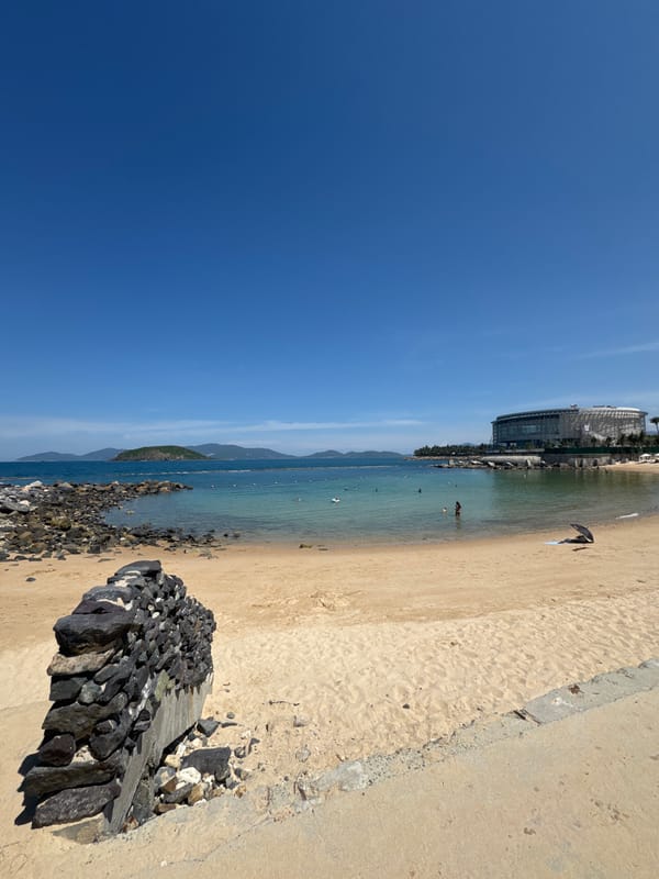 Morning beach exploration in Nha Trang, Vietnam