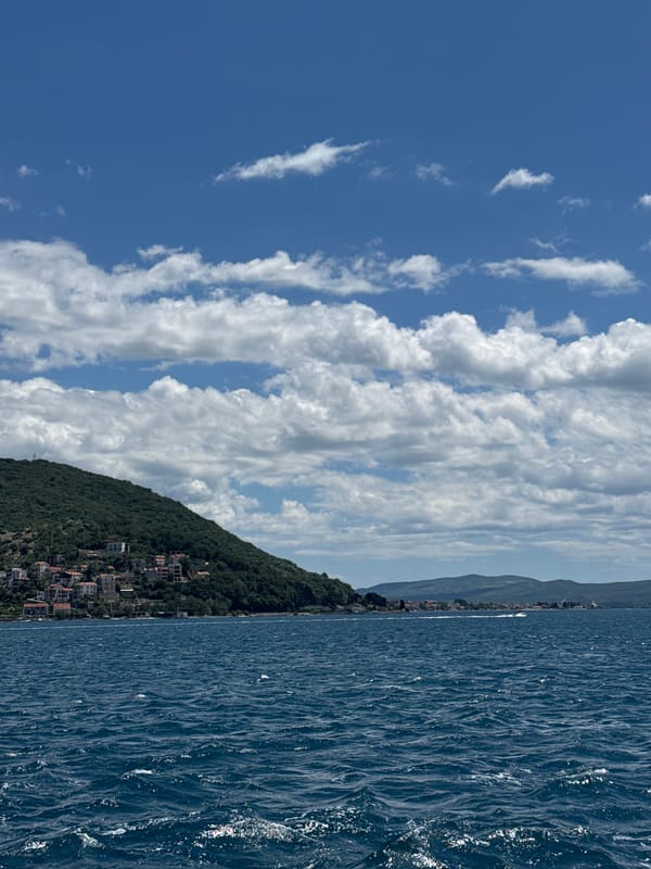Ferry crossings documented in Montenegro's Bay of Kotor