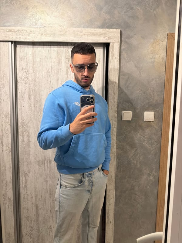 Man Takes Indoor Selfie in Plovdiv, Bulgaria