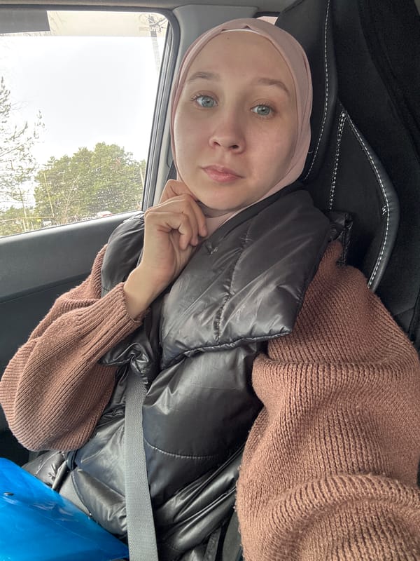Woman documents car journey through mirrors in Chaikovsky, Russia