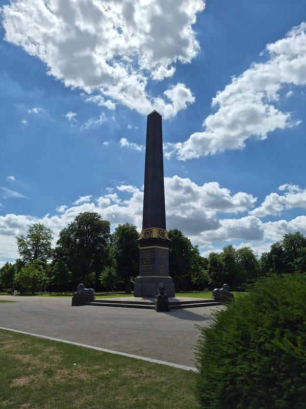 Summer morning exploring Brunswick's streets, parks, and landmarks.