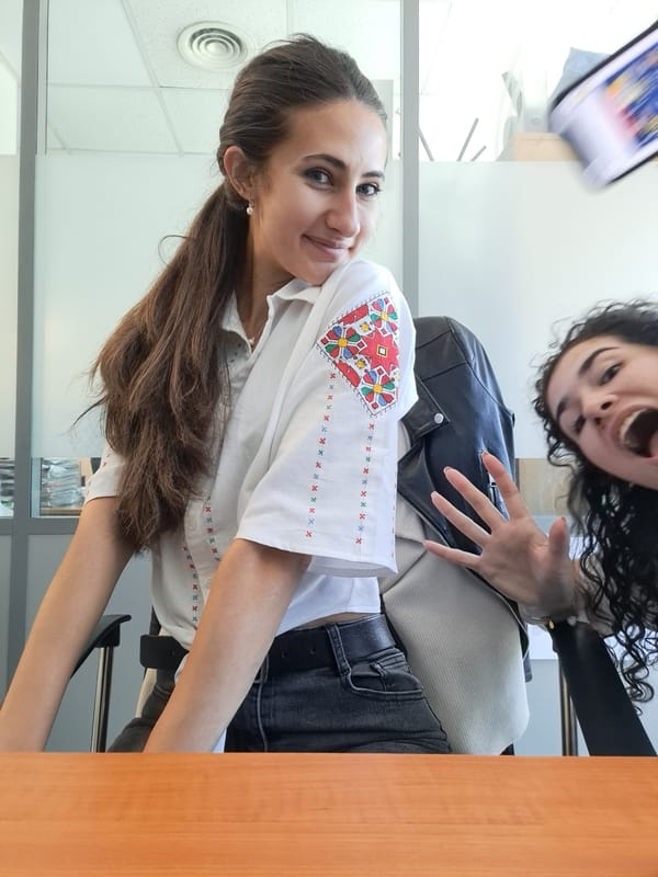 Young women captured in casual indoor moments across Sofia