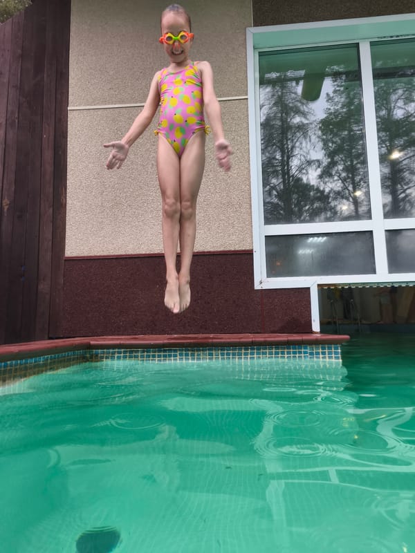 Pool day and car rides captured in Chaikovsky, Russia