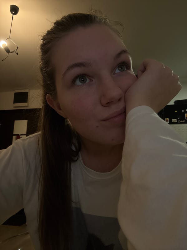 Woman takes selfies indoors in Belgrade suburb