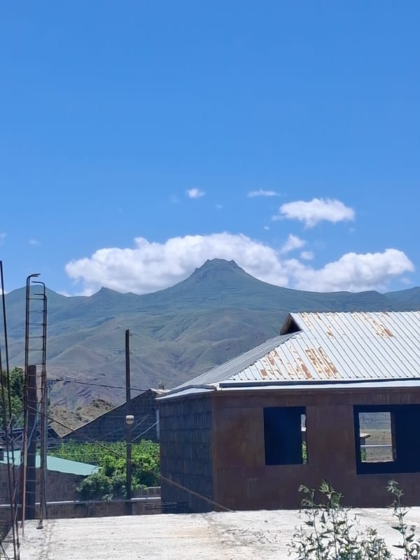 Morning stop in Yeghegnadzor, Armenia's hilly southern town