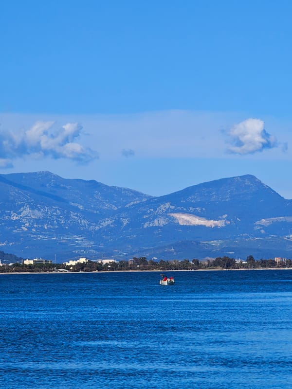 Spring afternoon scenes documented in Finike, Turkey coastal town