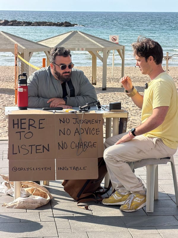 Casual afternoon activity observed on Tel Aviv beachfront promenade