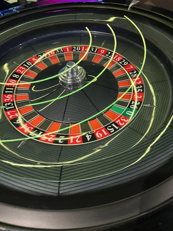 Roulette wheel spins at Hamburg gaming establishment