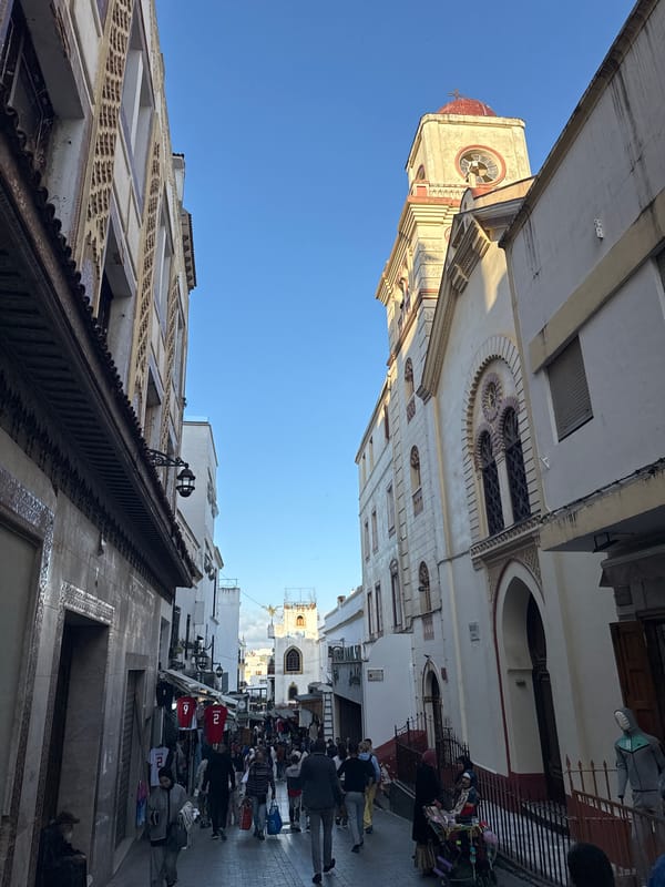 Daily street life documented across Tangier's bustling neighborhoods