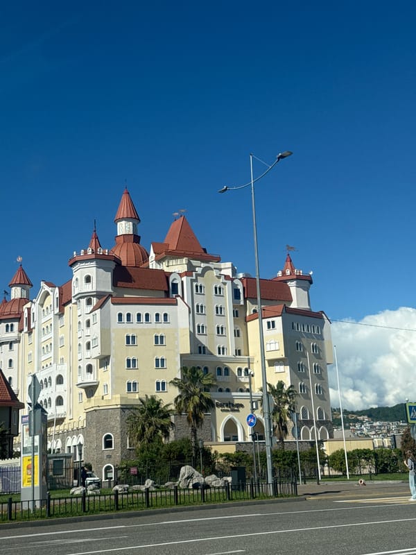 Resort and amusement park documented in Sirius, Russia