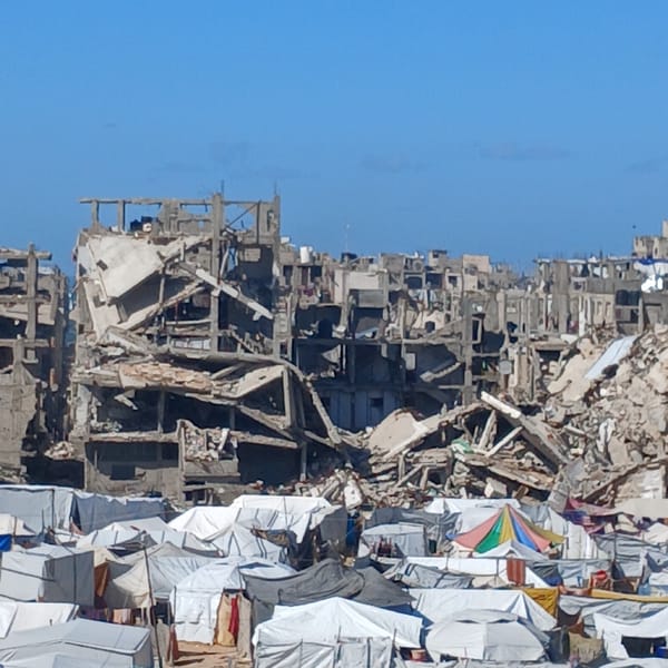 Gaza destruction and displacement camps documented by witnesses