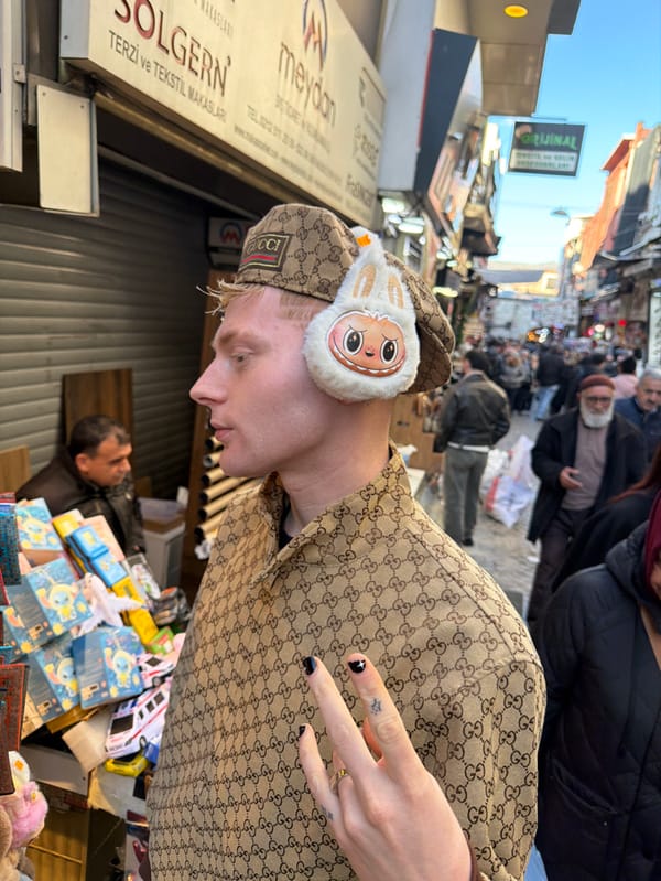 Tourist explores Istanbul's Grand Bazaar and Spice Bazaar