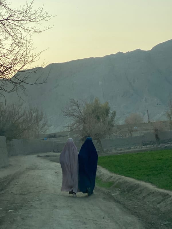 Daily life documented in rural Kandahar countryside