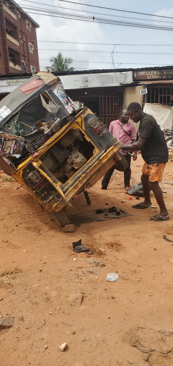 Daily life scenes documented in Onitsha neighborhood