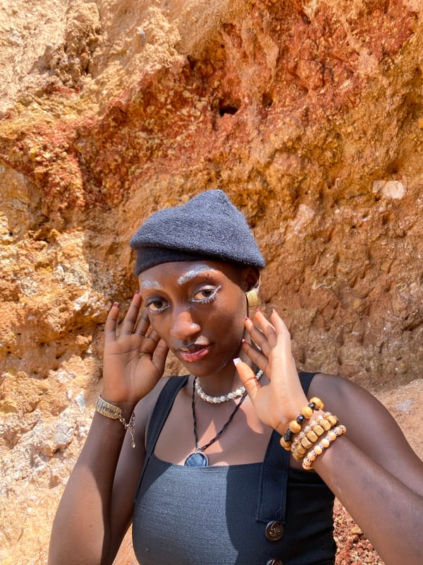 Editorial shoot in Barakin Sabawa's rocky terrain, Nigeria