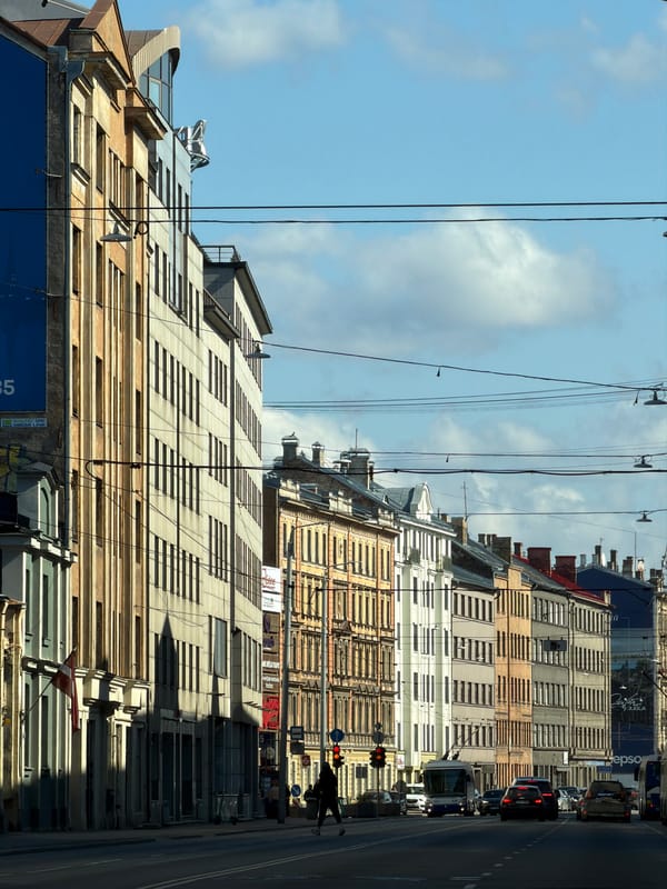 Morning documentation of Riga's Art Nouveau architecture on Alberta Street