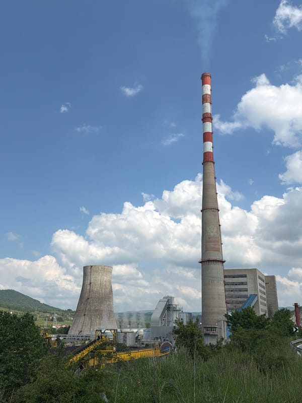 Power plant operations observed in Zabrđe, Montenegro