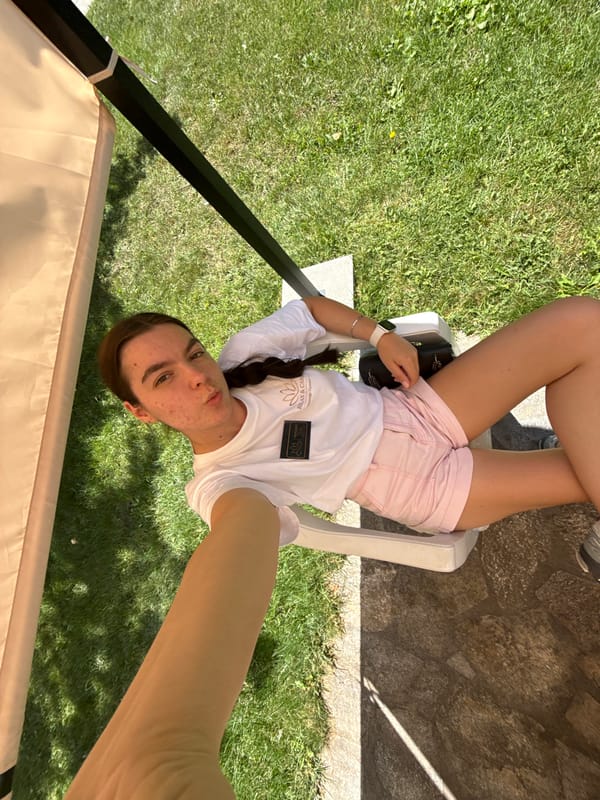 Relaxed outdoor moment in Nesebar, Bulgaria