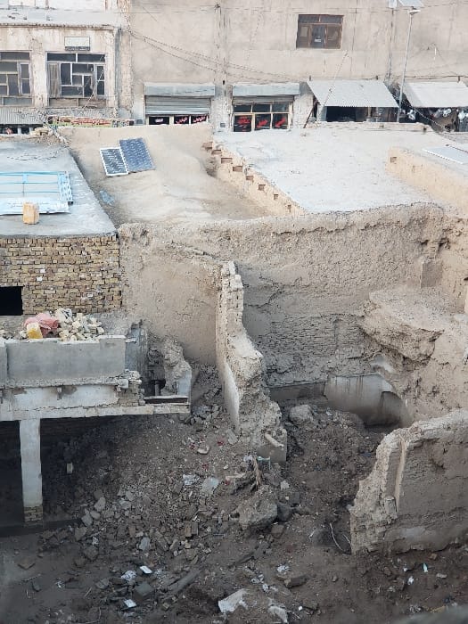 Aerial views capture Kandahar's mixed urban landscape
