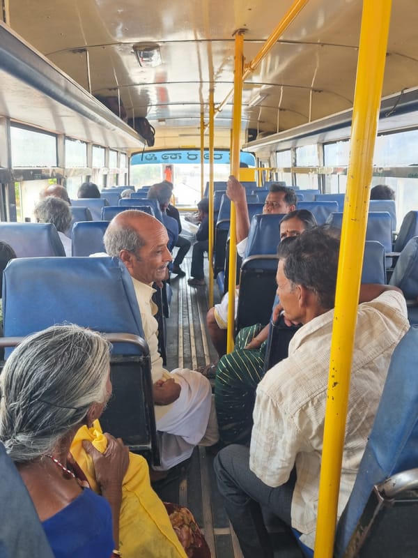 Early morning bus passengers observed at Kodikonda Check Post