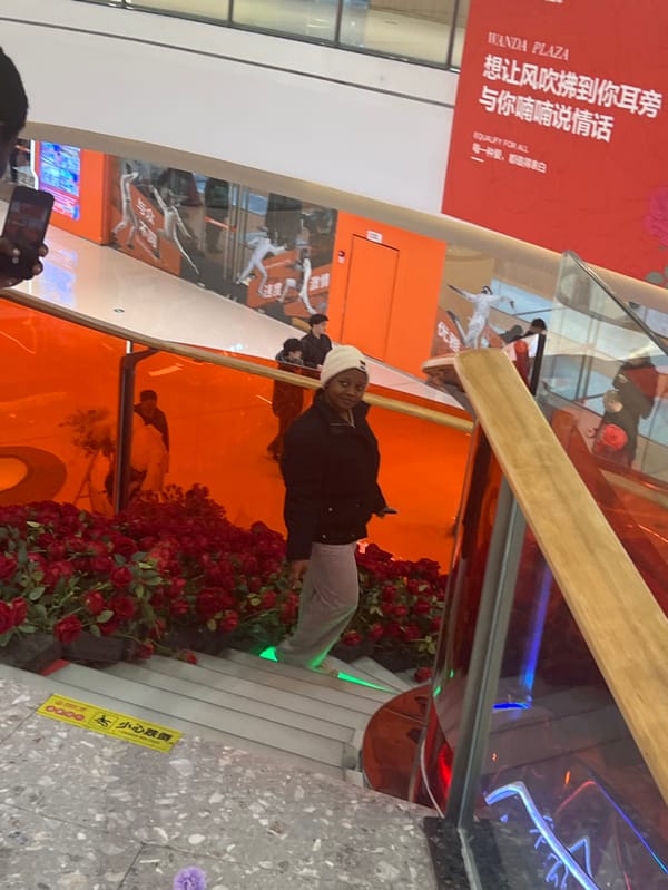 Afternoon shopping activity observed at Jiangjin mall during New Year season