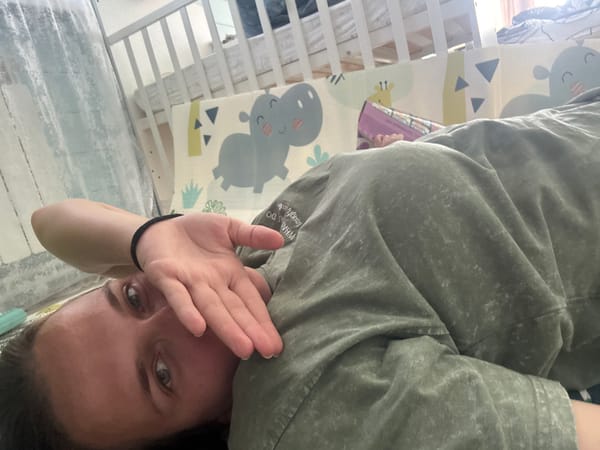 Family playtime captured in Russian home with baby and dachshund