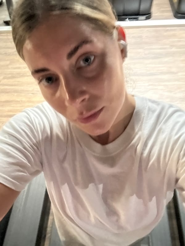 Woman takes selfie indoors in Paris
