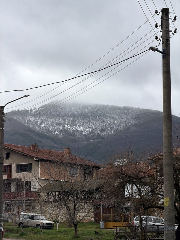 Urban decay documented in Velingrad Bulgaria morning scenes