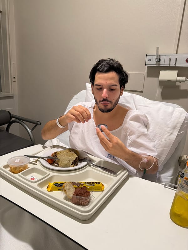 Injured man recovers in Cordoba hospital watching soccer