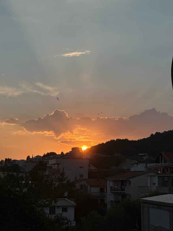 Evening life captured across Bar and Šušanj, Montenegro