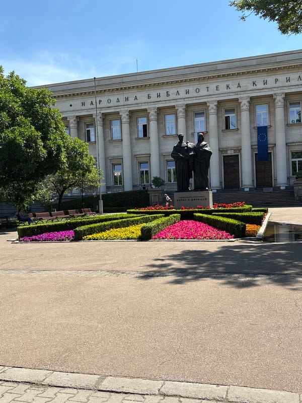 Morning stroll through Sofia's landmarks and streets documented