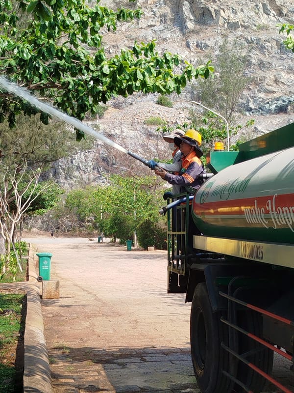 Early morning outdoor scenes documented across Ho Chi Minh City