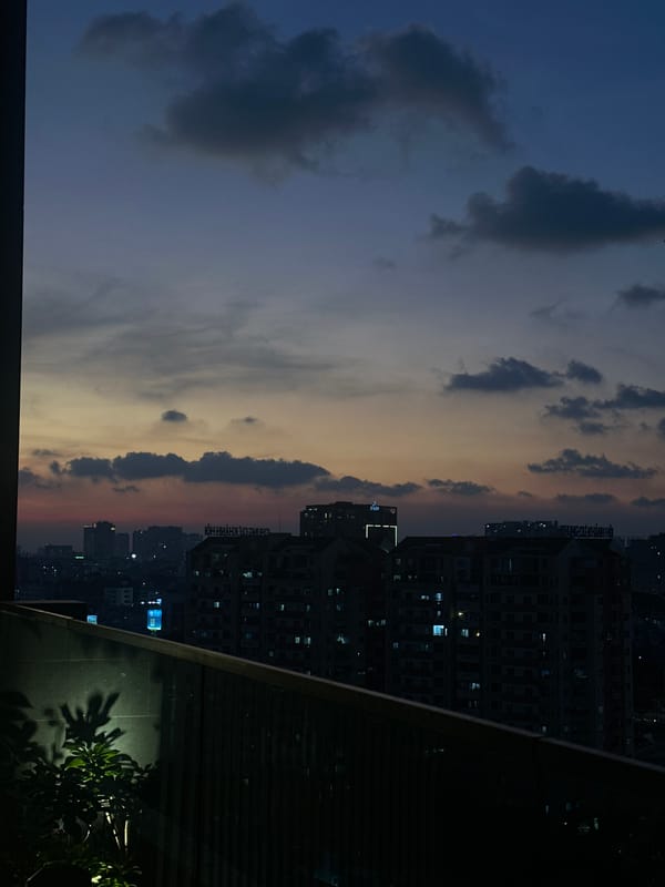 Elevated evening views captured across Ho Chi Minh City area