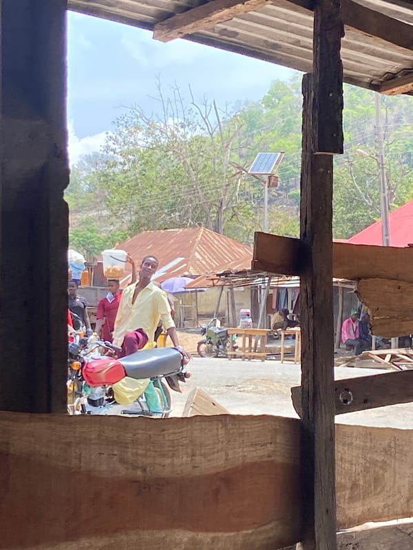 Daily life documented in Mararaba, Nigeria streets