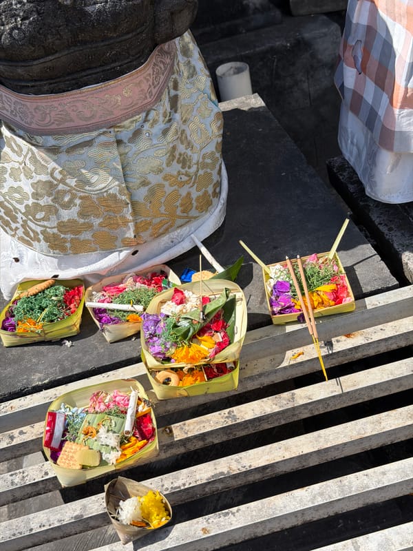 Balinese temple ceremonies and beach life documented in Kuta