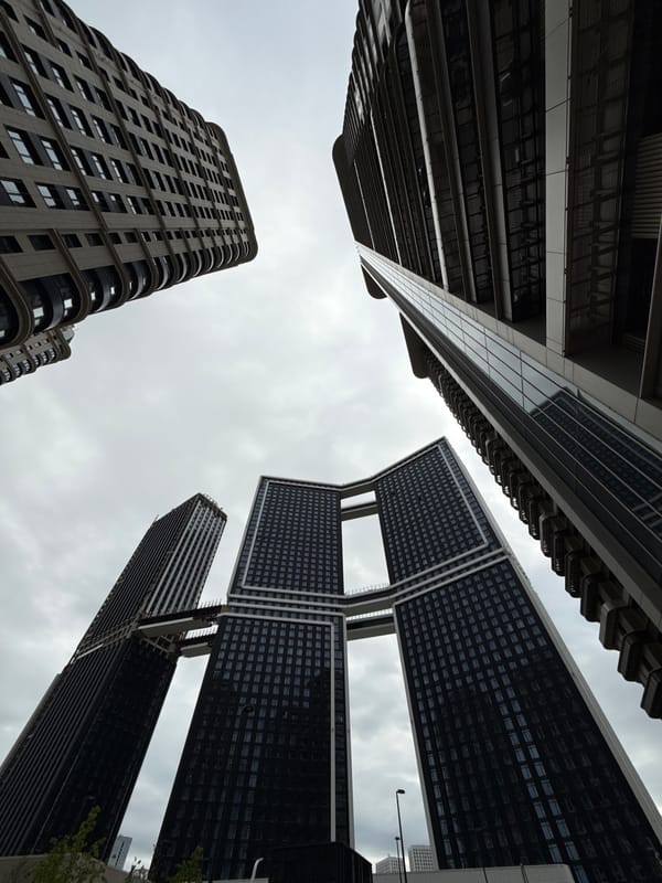 Buildings photographed in Khimki, Russia under cloudy skies