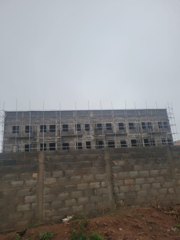 Morning documentation captures Lagos urban infrastructure and commercial activity