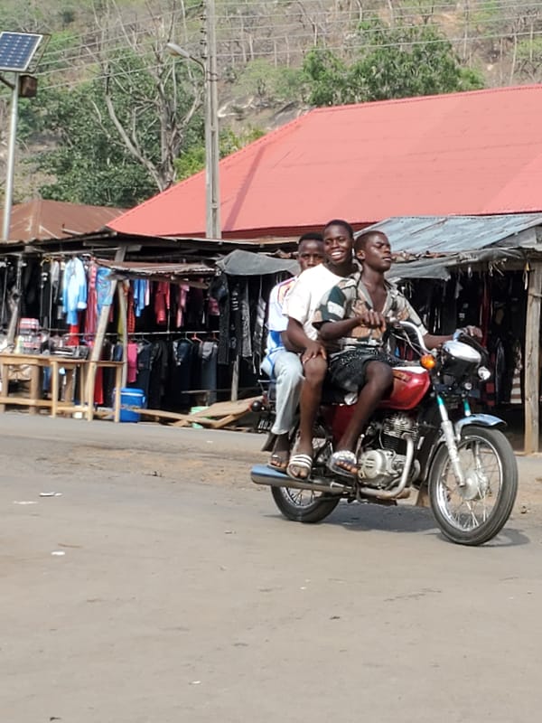 Morning street life documented in Mararaba, Nigeria marketplace