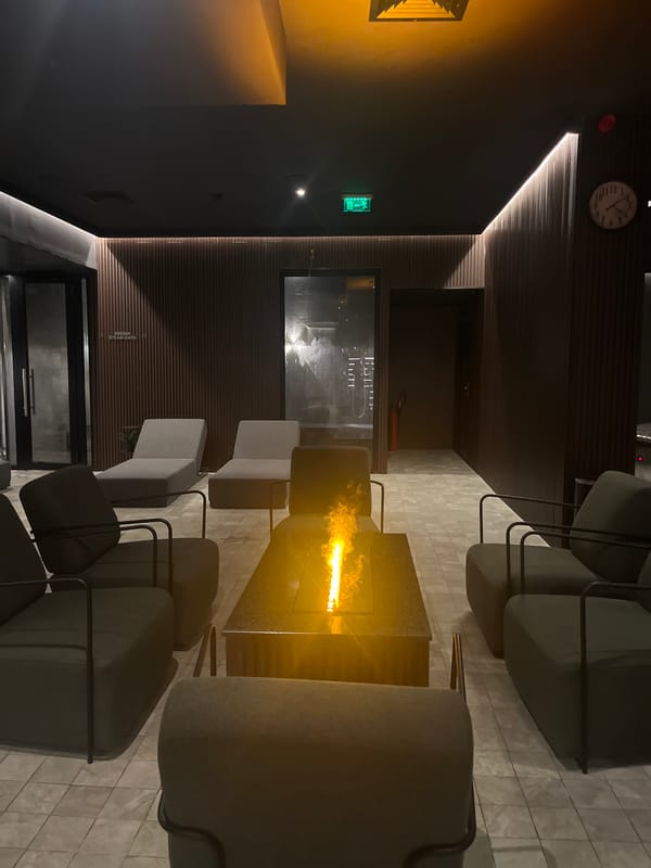 Luxury spa visit documented in Sofia wellness facility