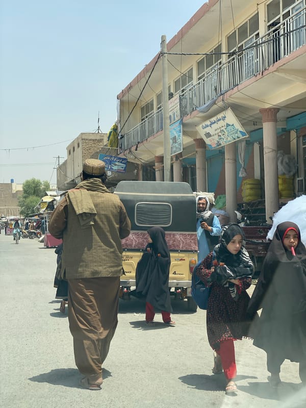 Morning street scenes from Kandahar markets and neighborhoods